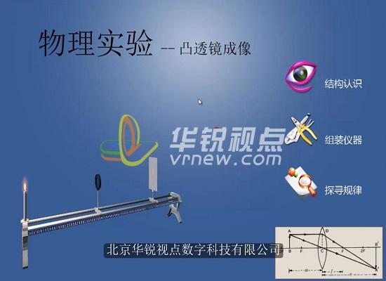 VR物理教學(xué)軟件——凸透鏡成像實(shí)驗