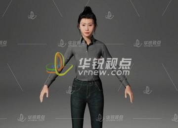 AI寫(xiě)實(shí)虛擬人人物模型